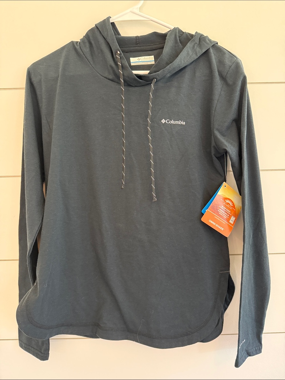 Columbia Men's Crewneck Hoodie Sweater - Dark Gray